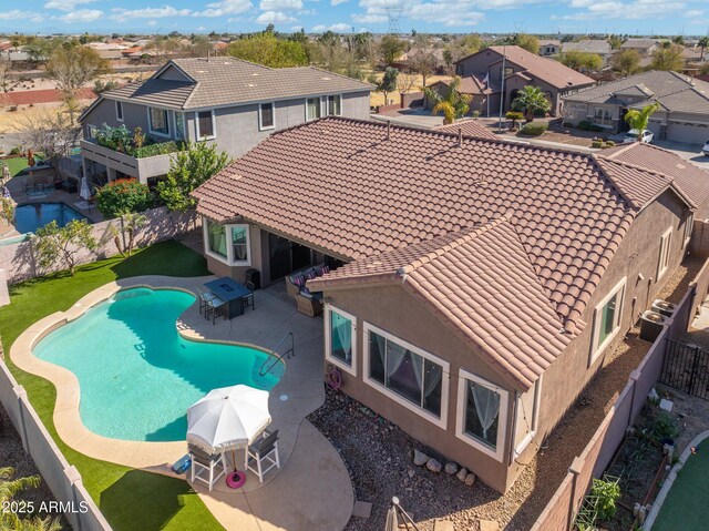 10722 E Keats Ave, Mesa, AZ 85209 - aerial view with a residential view
