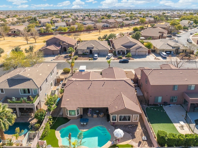 10722 E Keats Ave, Mesa, AZ 85209 - birds eye view of property featuring a residential view