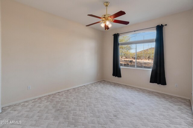 43638 N 22nd St, New River, AZ 85087 - unfurnished room featuring ceiling fan, carpet, and baseboards
