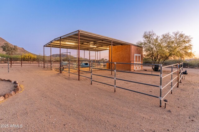 43638 N 22nd St, New River, AZ 85087 - stable featuring a view of countryside