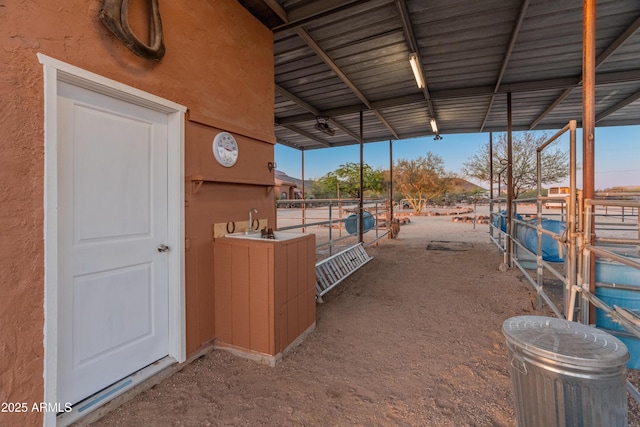 43638 N 22nd St, New River, AZ 85087 - view of patio with an exterior structure and an outdoor structure