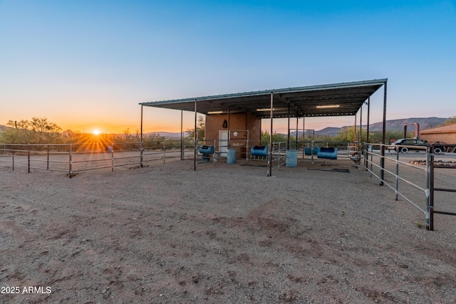 43638 N 22nd St, New River, AZ 85087 - view of outbuilding featuring a detached carport and a riding arena