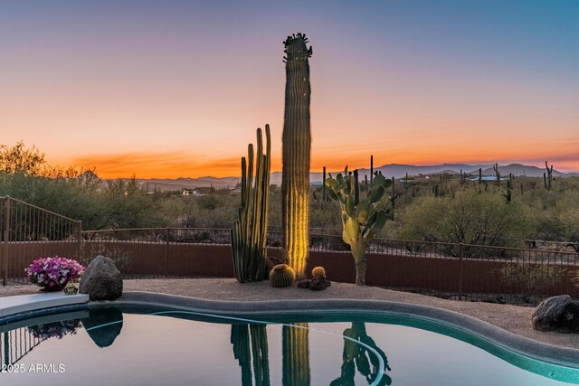 43638 N 22nd St, New River, AZ 85087 - view of swimming pool featuring a mountain view