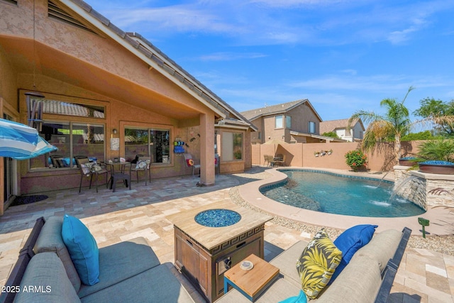 1144 E Nunneley Rd, Gilbert, AZ 85296 - view of pool with a patio and a fenced backyard