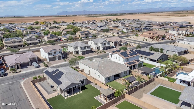 bird's eye view featuring a residential view