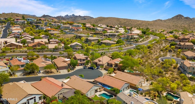 13614 N 12th Way, Phoenix, AZ 85022 - drone / aerial view with a mountain view and a residential view
