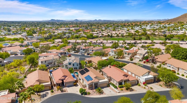 13614 N 12th Way, Phoenix, AZ 85022 - birds eye view of property featuring a mountain view and a residential view