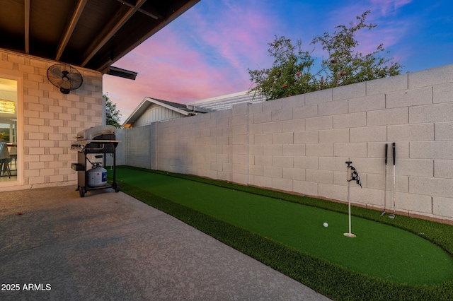 8243 E Montecito Ave, Scottsdale, AZ 85251 - exterior space with a fenced backyard and area for grilling