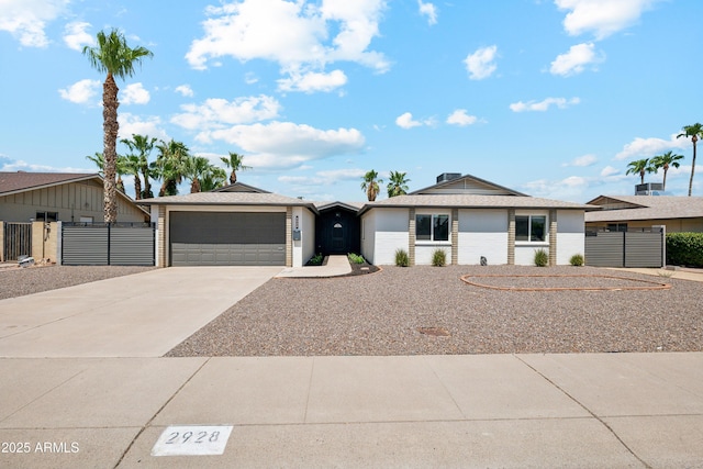 ranch-style house with a garage