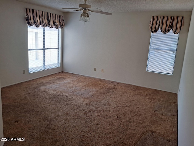 7420 W Morrow Dr, Glendale, AZ 85308 - carpeted empty room with ceiling fan and a textured ceiling
