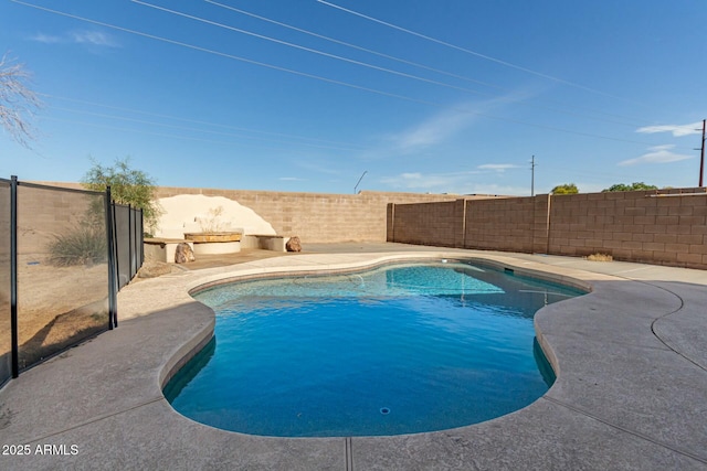 view of pool