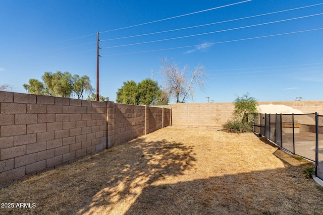 view of yard