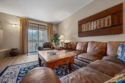 living room featuring wood finished floors