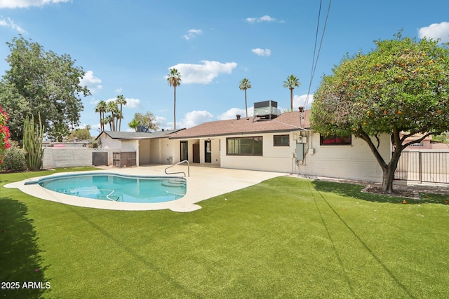 7049 E Latham St, Scottsdale, AZ 85257 - back of house with a patio and cooling unit