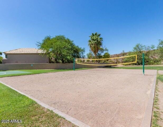 view of community with volleyball court