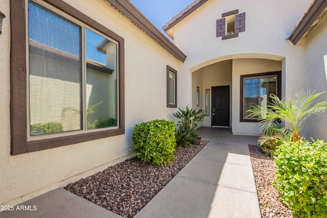 3971 E Leo Pl, Chandler, AZ 85249 - view of exterior entry featuring stucco siding