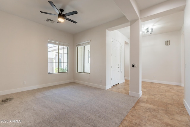 3971 E Leo Pl, Chandler, AZ 85249 - empty room featuring a ceiling fan and baseboards