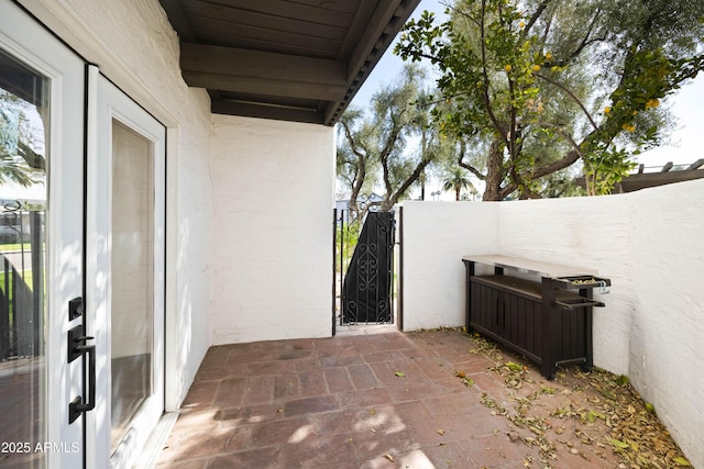 view of patio