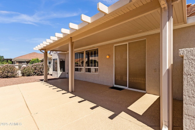 22622 N Mazatlan Dr, Sun City West, AZ 85375 - view of patio / terrace with fence