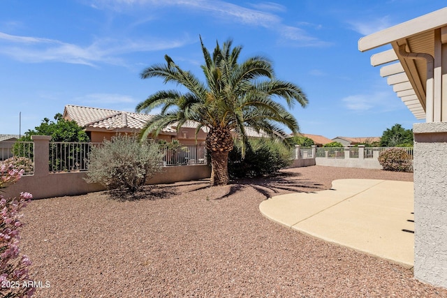 22622 N Mazatlan Dr, Sun City West, AZ 85375 - view of yard with fence private yard and a patio area