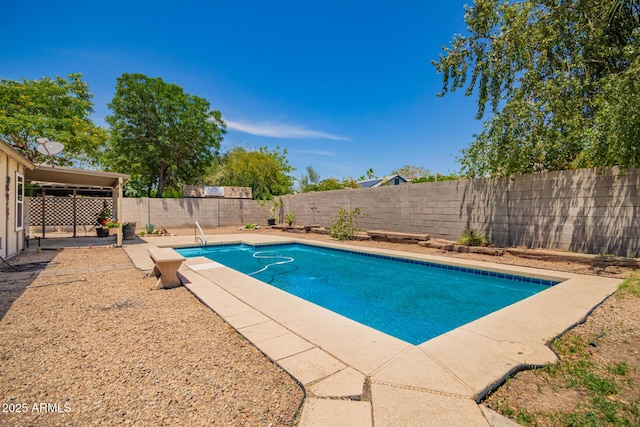 12529 N 83rd Ln, Peoria, AZ 85381 - view of pool with a fenced backyard and a patio