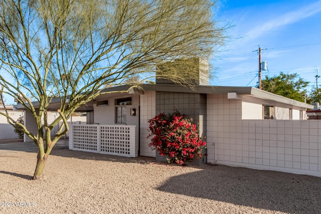 view of ranch-style home