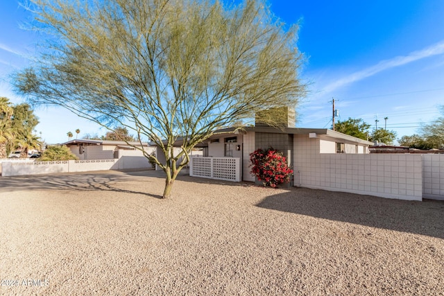 view of ranch-style house