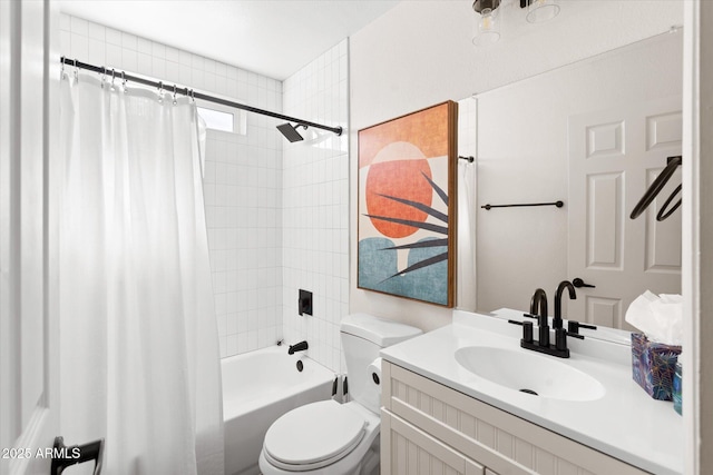 1800 W Shawnee Dr, Chandler, AZ 85224 - full bath with toilet, shower / bath combination with curtain, and vanity