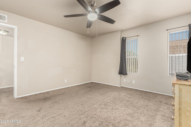 840 N Acacia, Mesa, AZ 85213 - empty room with carpet flooring and ceiling fan