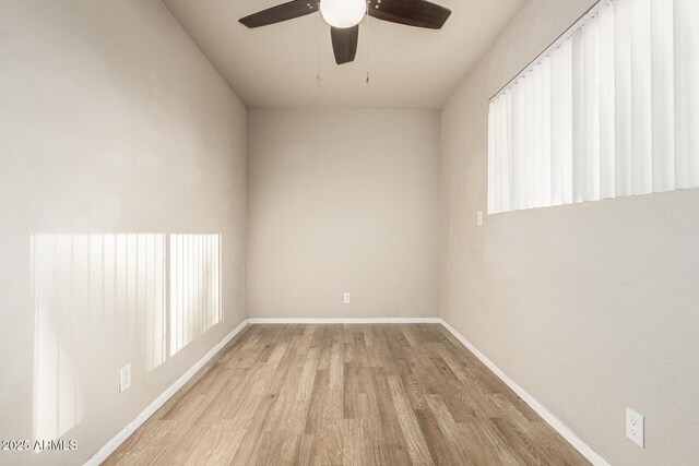840 N Acacia, Mesa, AZ 85213 - spare room featuring wood finished floors and a ceiling fan