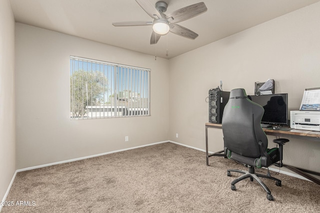 840 N Acacia, Mesa, AZ 85213 - office space featuring carpet and ceiling fan