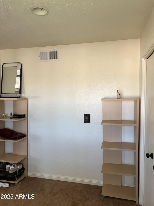 closet featuring visible vents