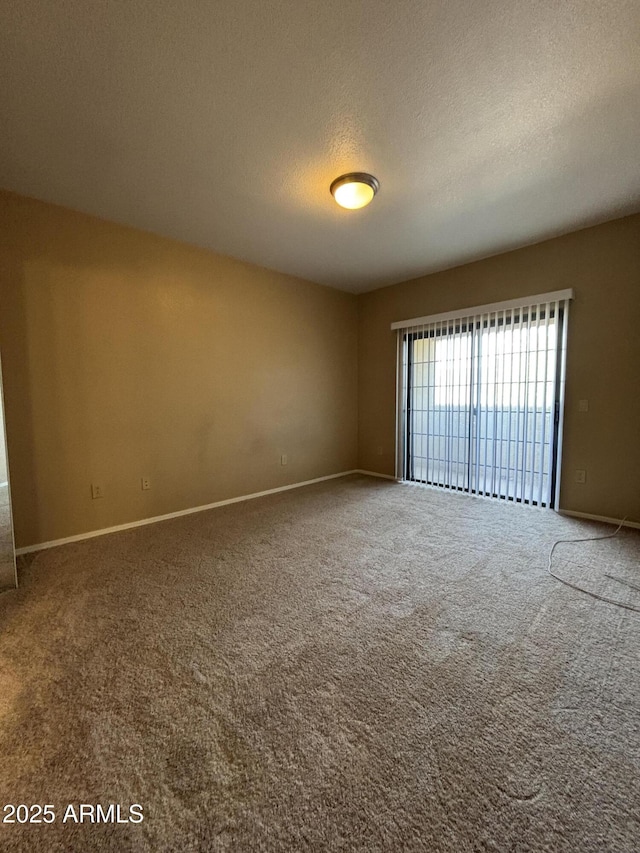 3434 E Baseline Rd Unit 204, Phoenix, AZ 85042 - carpeted empty room featuring a textured ceiling and baseboards