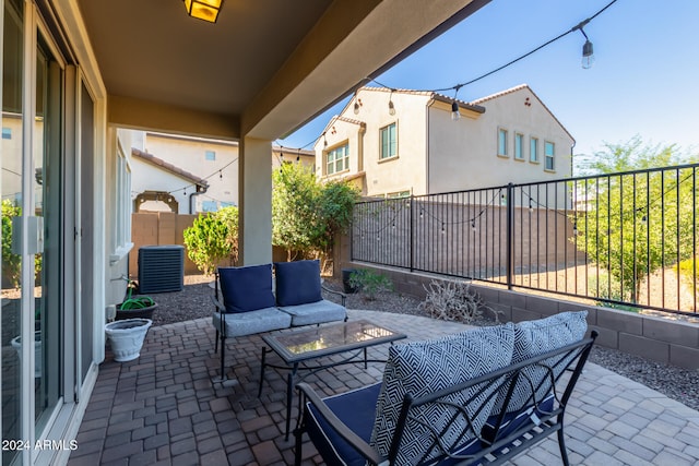 view of patio / terrace with outdoor lounge area