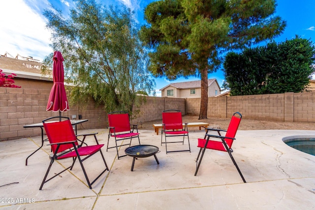 view of patio