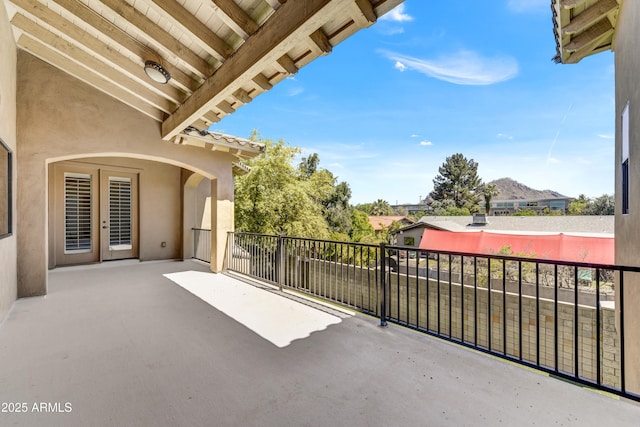 view of patio / terrace featuring a balcony