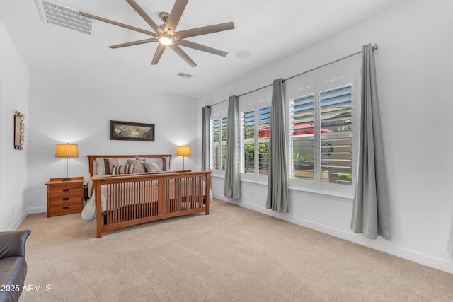 5637 S Parrish, Mesa, AZ 85212 - carpeted bedroom with baseboards and ceiling fan
