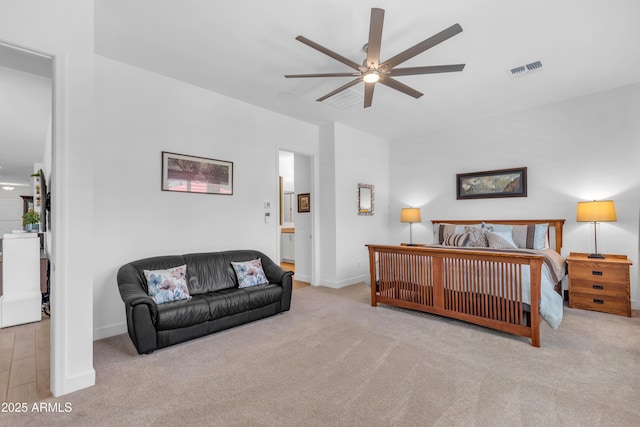 5637 S Parrish, Mesa, AZ 85212 - carpeted bedroom featuring baseboards and connected bathroom