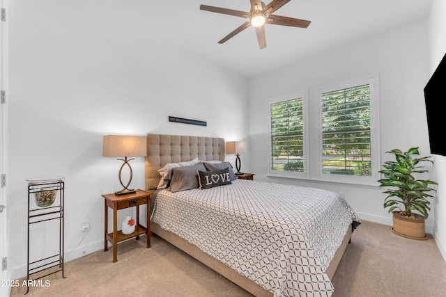 5637 S Parrish, Mesa, AZ 85212 - carpeted bedroom with baseboards and a ceiling fan