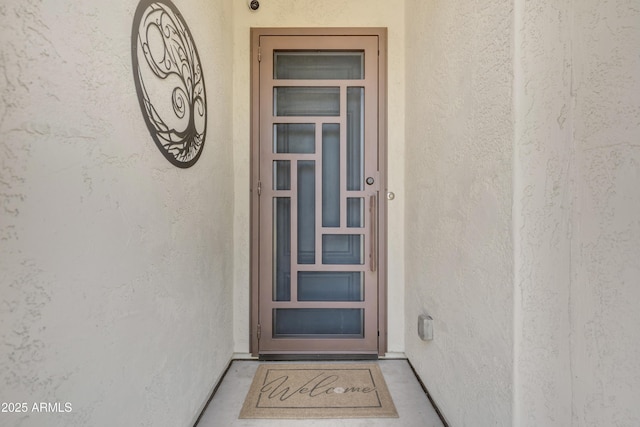 5637 S Parrish, Mesa, AZ 85212 - view of exterior entry with stucco siding