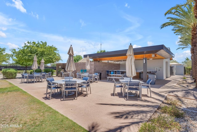 5637 S Parrish, Mesa, AZ 85212 - view of patio / terrace featuring outdoor dining space