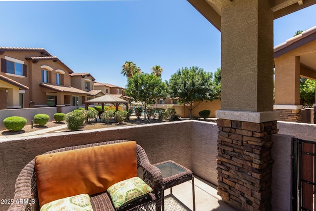 7726 E Baseline Rd Unit 125, Mesa, AZ 85209 - balcony with a residential view