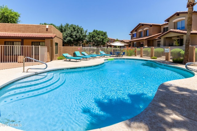7726 E Baseline Rd Unit 125, Mesa, AZ 85209 - view of pool with a patio area