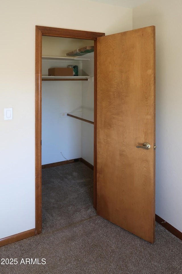 view of closet