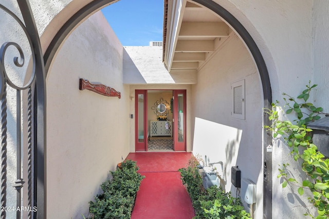 361 E Palm Ln, Phoenix, AZ 85004 - entrance to property with stucco siding