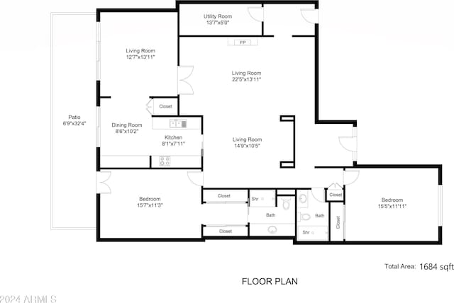 361 E Palm Ln, Phoenix, AZ 85004 - view of room layout