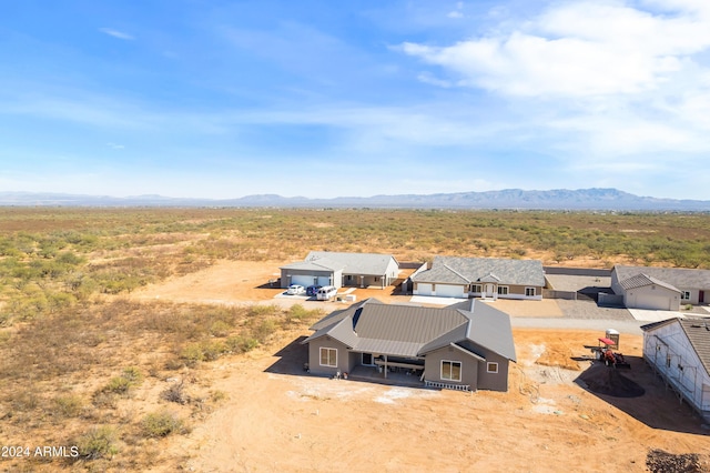 aerial view featuring a mountain view