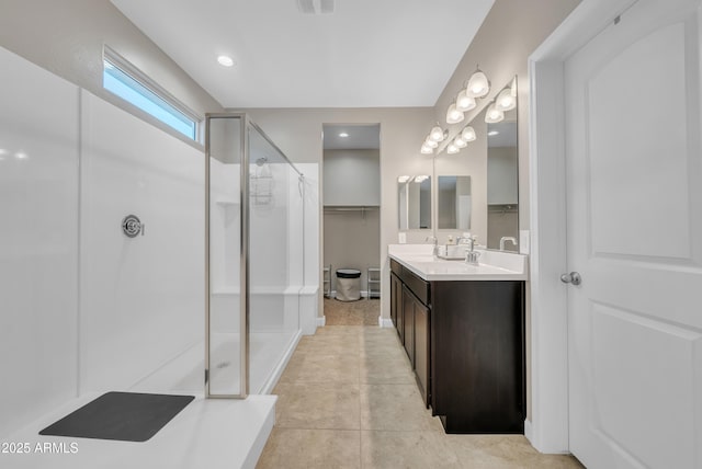 38150 W San Sisto Ave, Maricopa, AZ 85138 - full bathroom with a stall shower and vanity