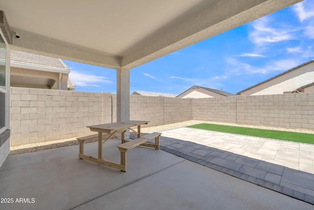 38150 W San Sisto Ave, Maricopa, AZ 85138 - view of patio with a fenced backyard