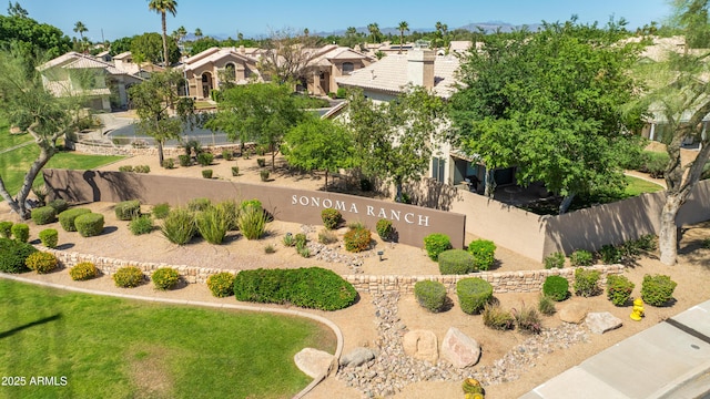 1694 E Campbell Ave, Gilbert, AZ 85234 - community sign with a residential view